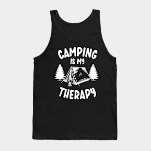 Camping is my Therapy - For Camper and Hikers Tank Top